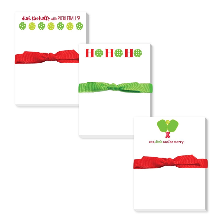 Christmas Pickleball Notepads