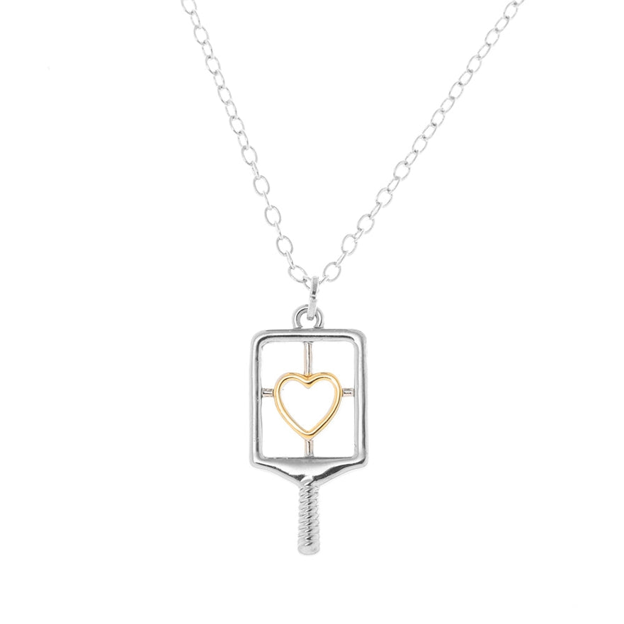 Pickleball Paddle Heart Jewelry