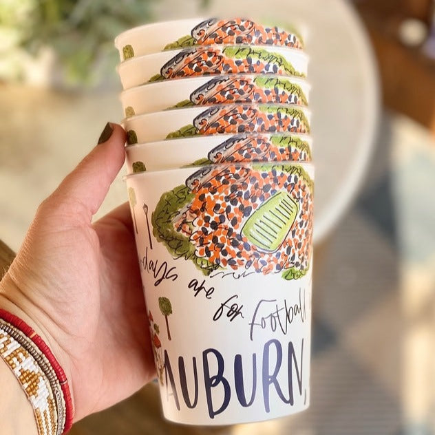 Auburn Plastic Cups