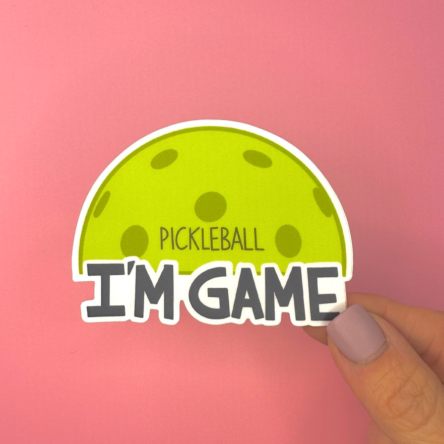 Pickleball Vinyl Stickers