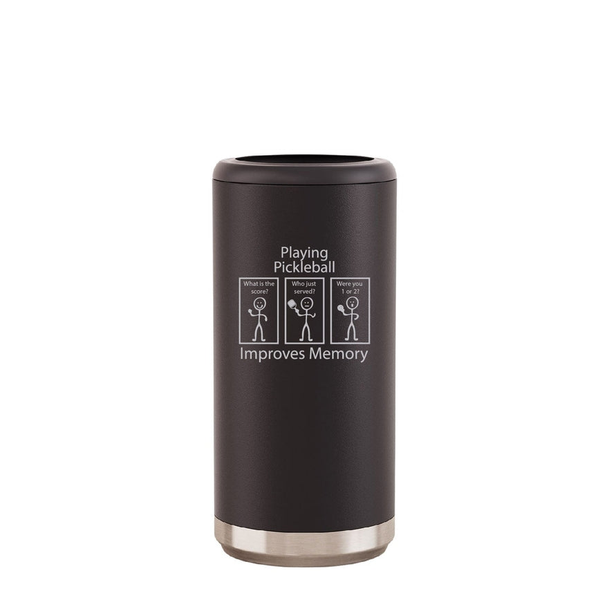 Pickleball Slim Can Cooler