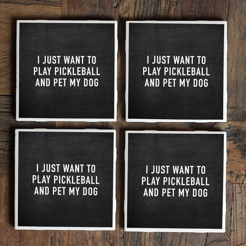 Pickleball Coasters