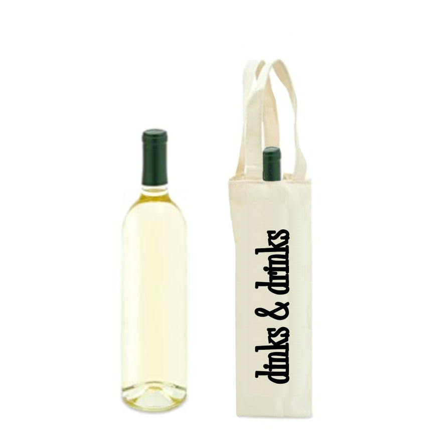 Canvas Pickleball Wine Carrier