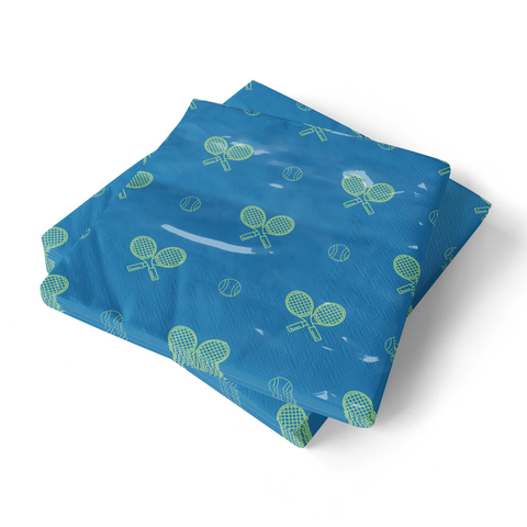 tennis cocktail napkin