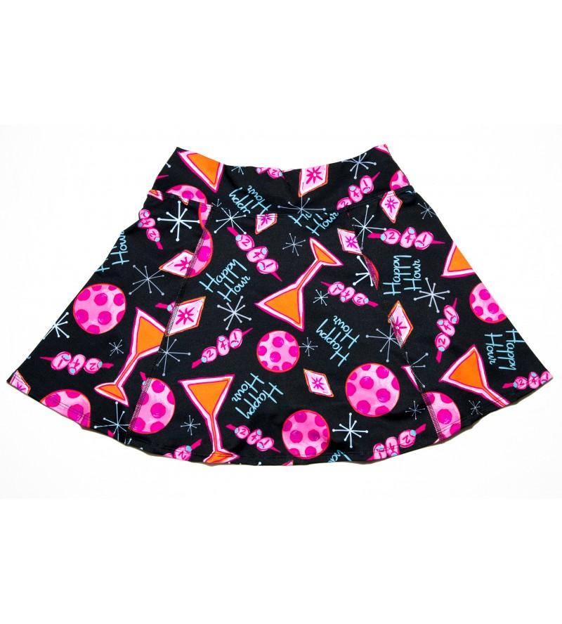 Martini 2-4-1 Happy Hour A-Line Skort