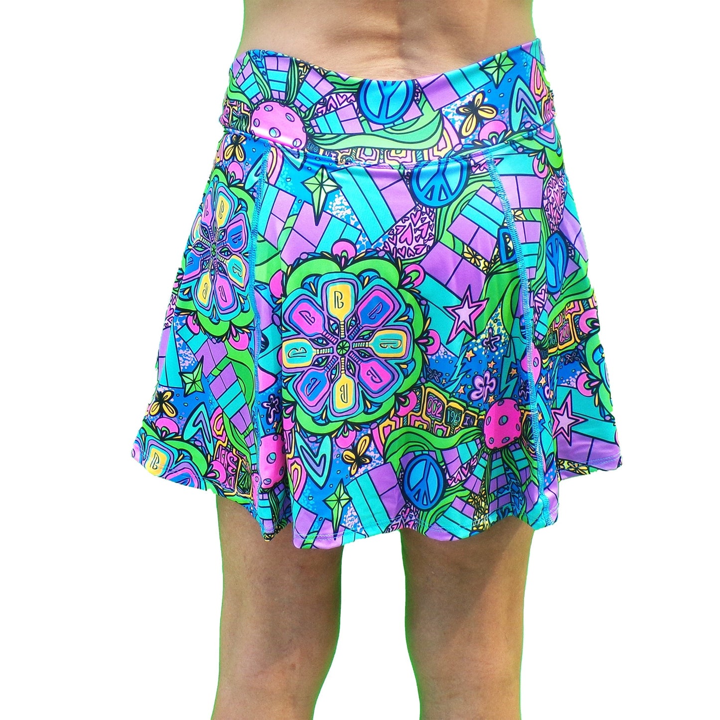 Pickleball Bella Groovy Drop-Pleat Skort