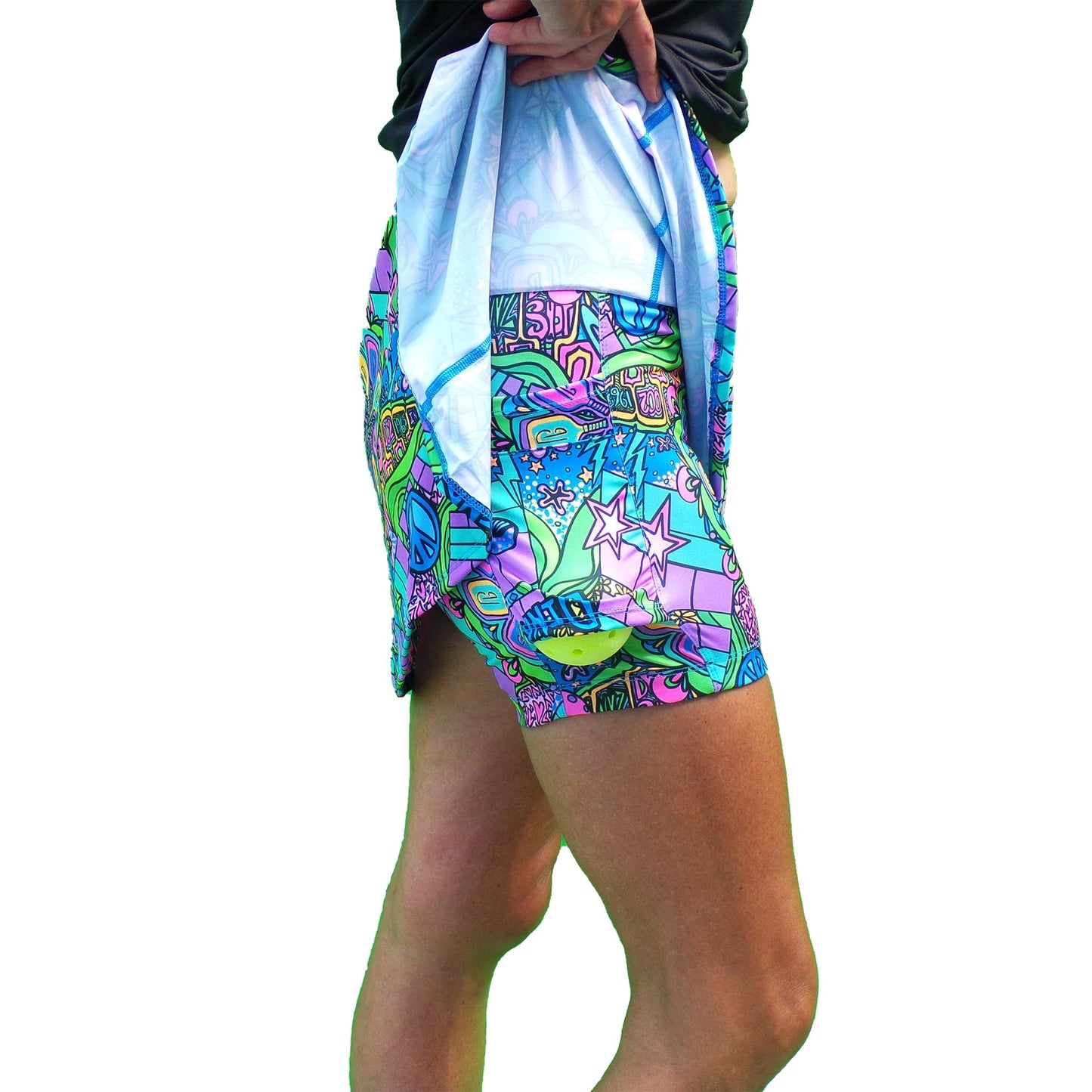 Pickleball Bella Groovy Drop-Pleat Skort