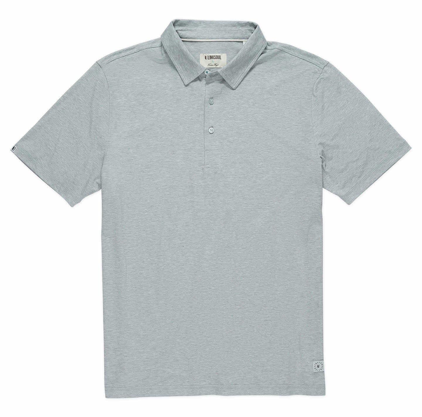 Linksoul Delray Polo Arctic Heather
