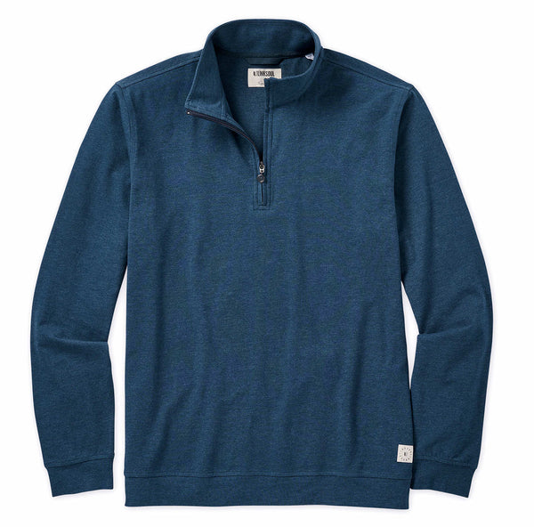 Linksoul Anza Quarter Zip in Ink Heather