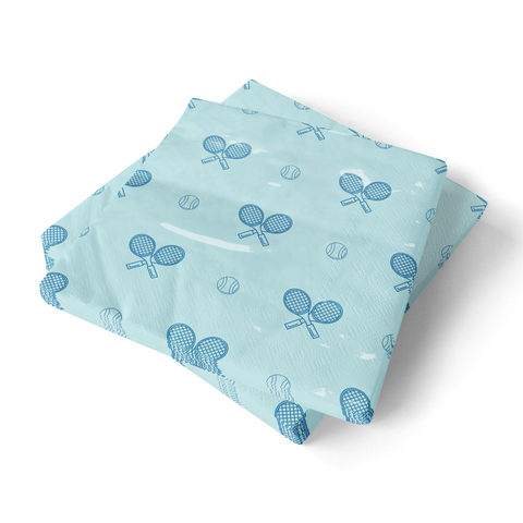 tennis cocktail napkin