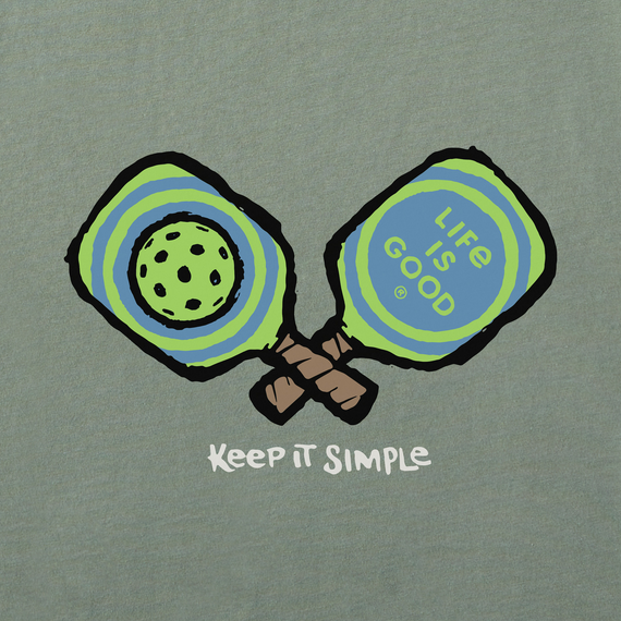 Life is Good Pickleball Shirt