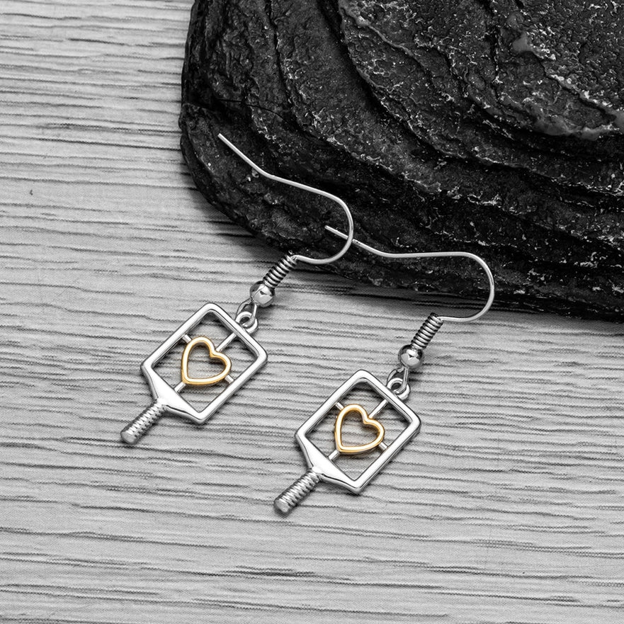 Pickleball Paddle Heart Jewelry