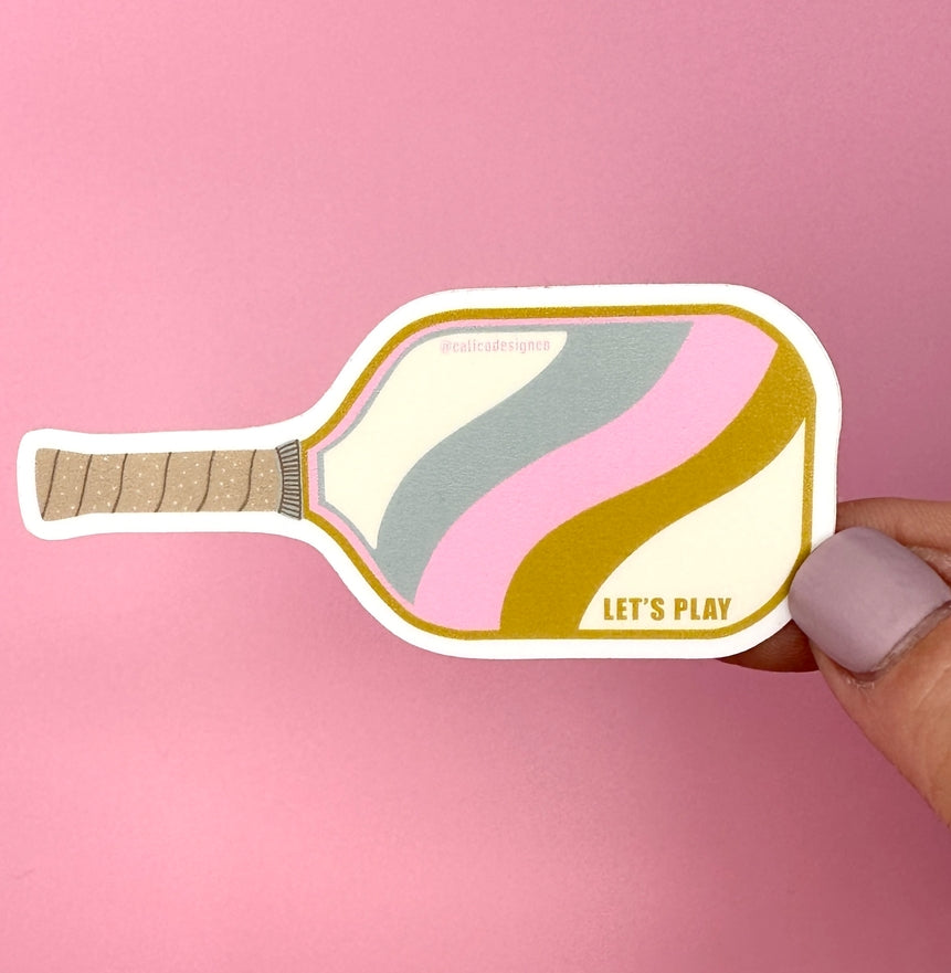 Pickleball Vinyl Stickers