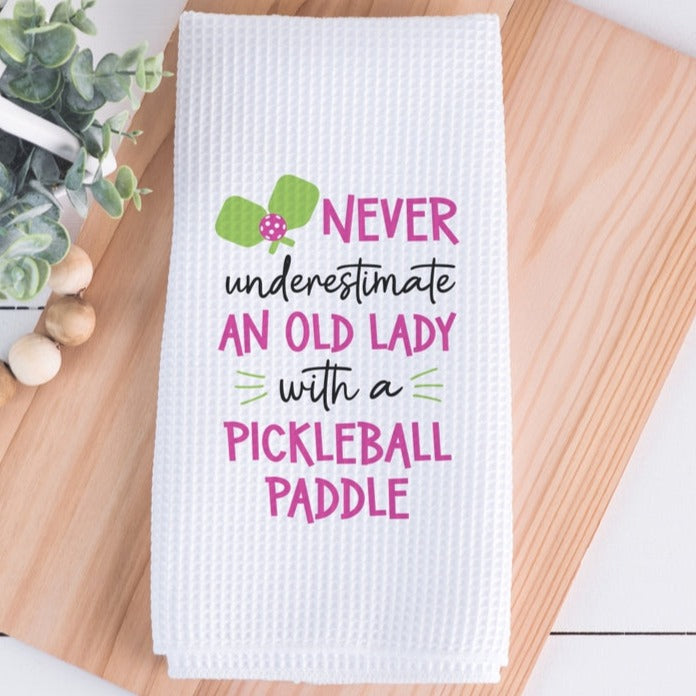 Pickleball Kitchen Tea Towel