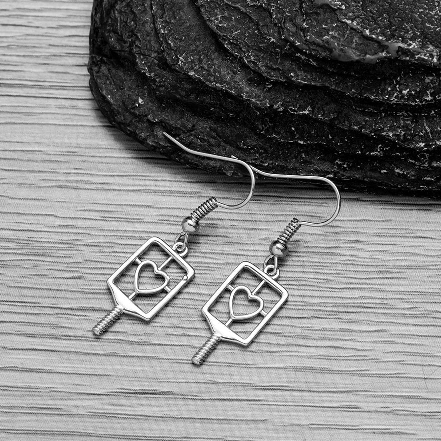 Pickleball Paddle Heart Jewelry