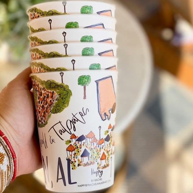 Auburn Plastic Cups