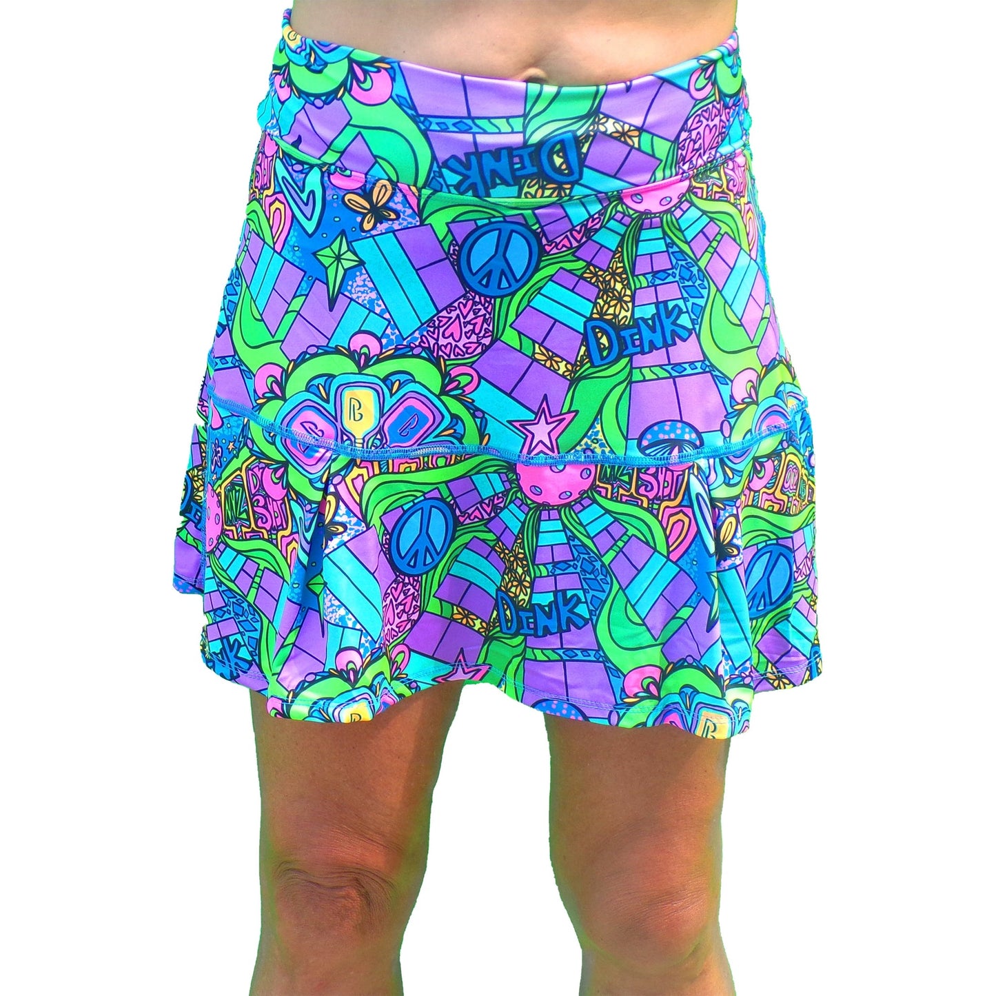 Pickleball Bella Groovy Drop-Pleat Skort