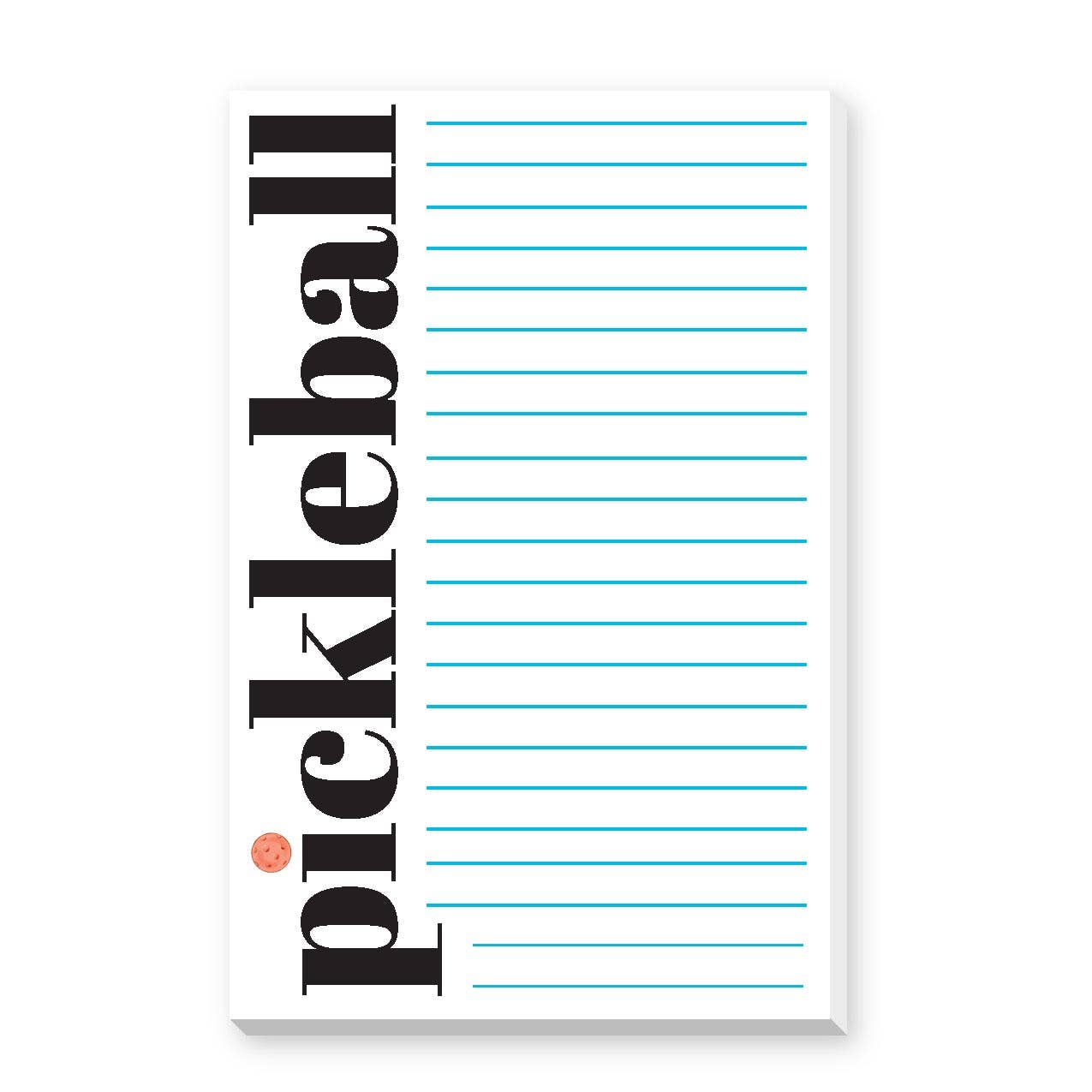 Lined Pickleball Noteapd