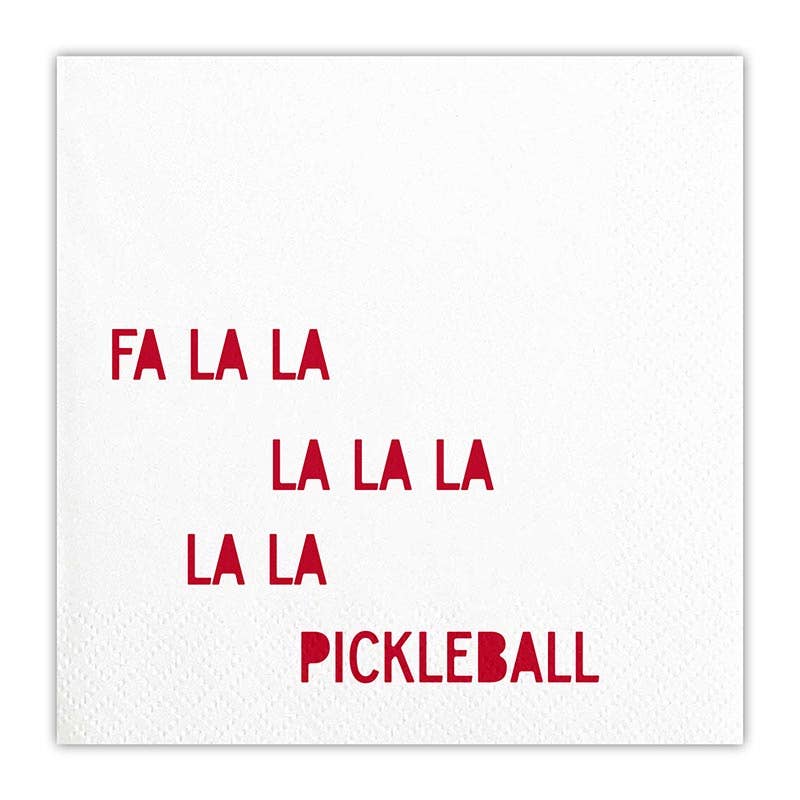 Christmas Pickleball Napkins