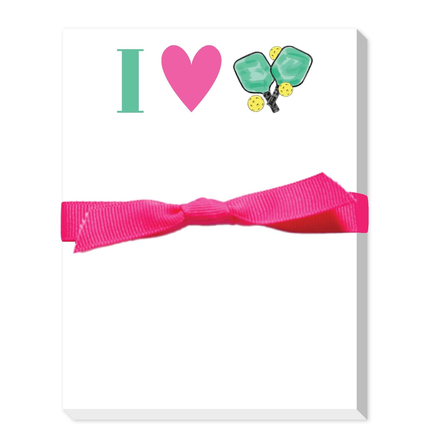 I Love Pickleball Notepad