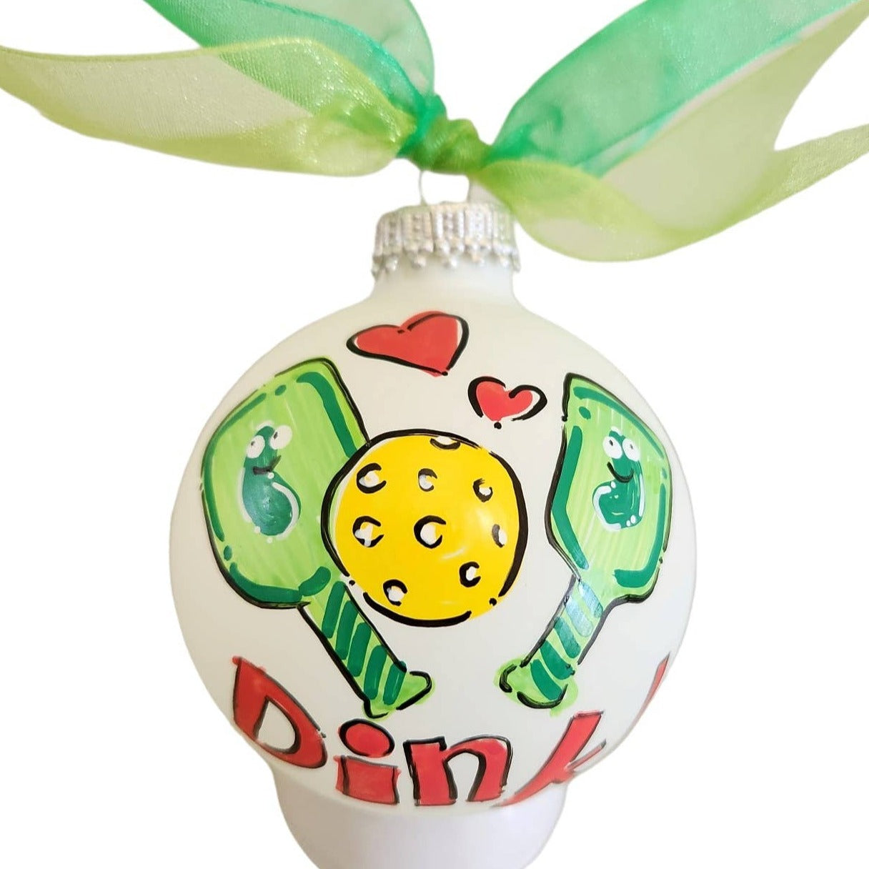 DINK Pickleball Christmas Ornament