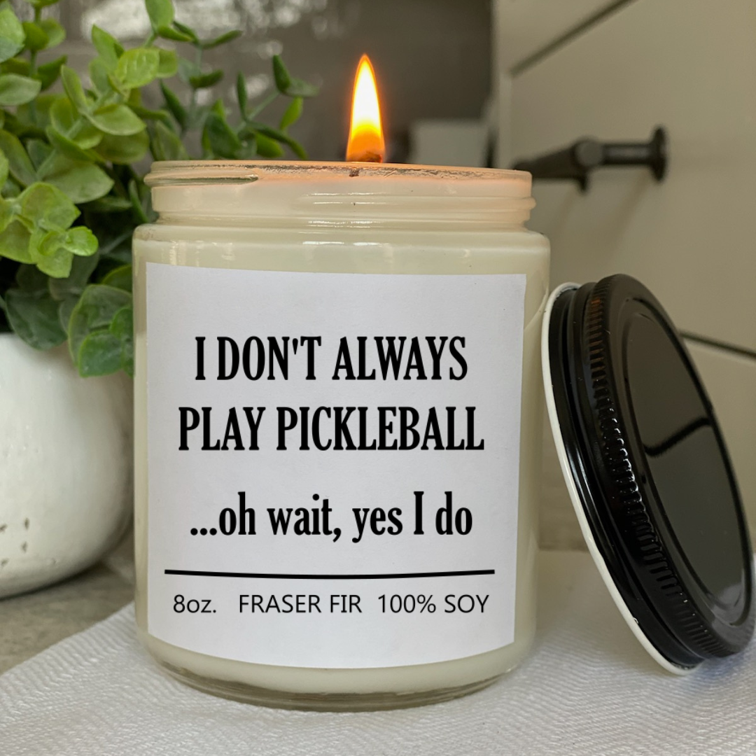 Pickleball Candle