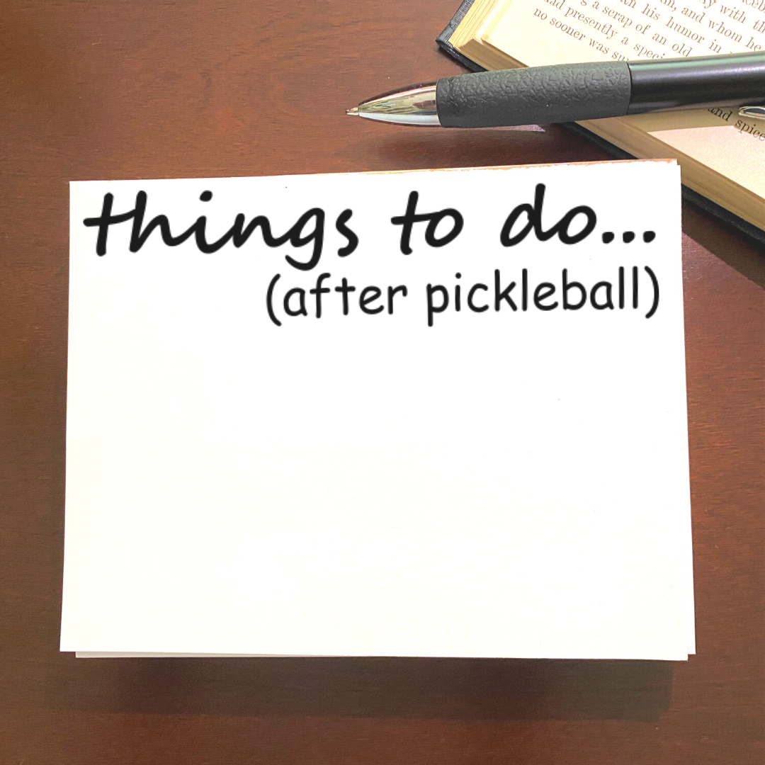 Pickleball Notepad