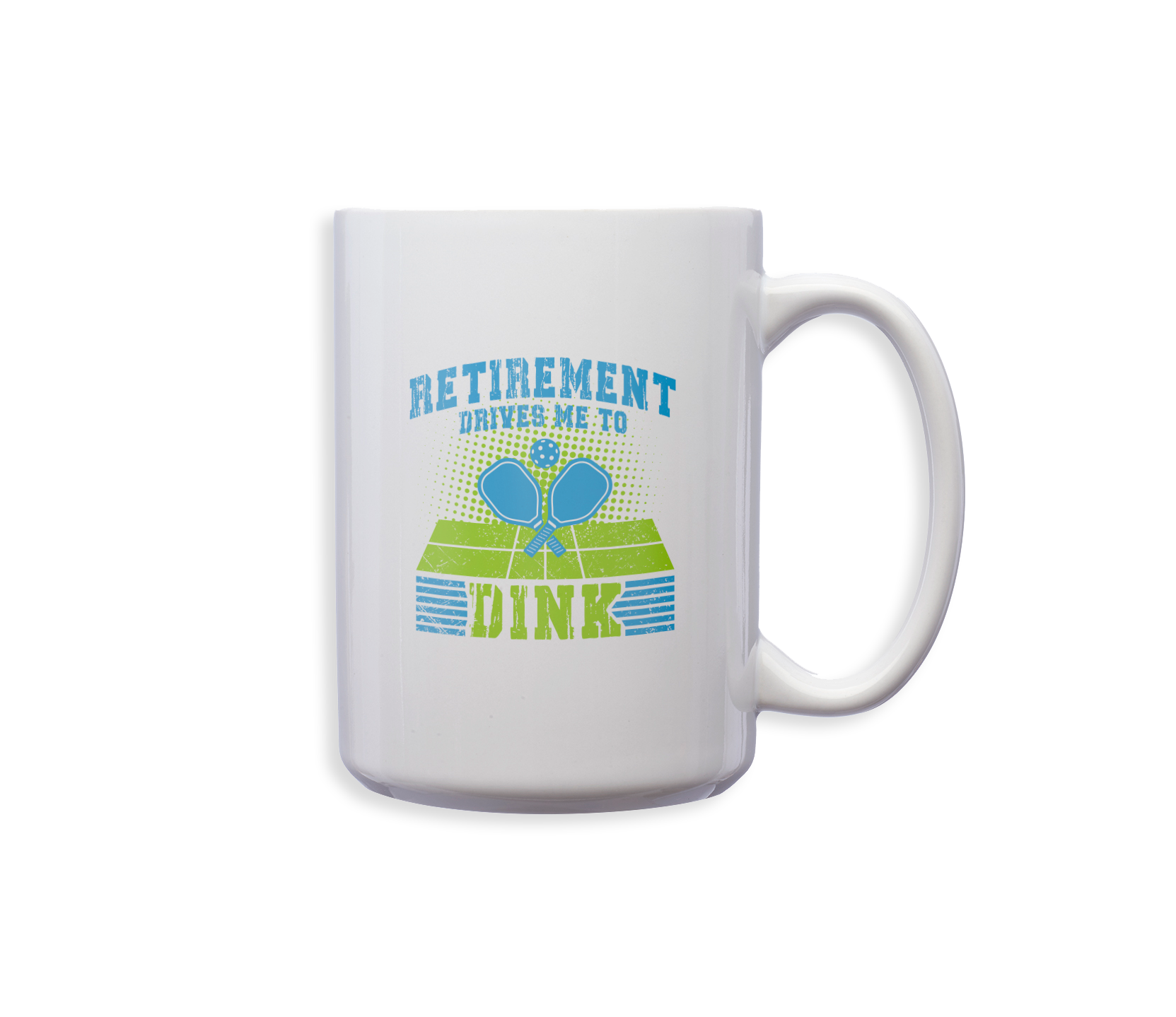 Pickleball Themed Coffee Mugs - Dink & Volley Pickleball