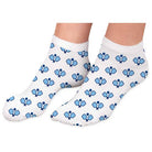 Low Cut Socks - Pickleball (Blue) - Dink & Volley Pickleball