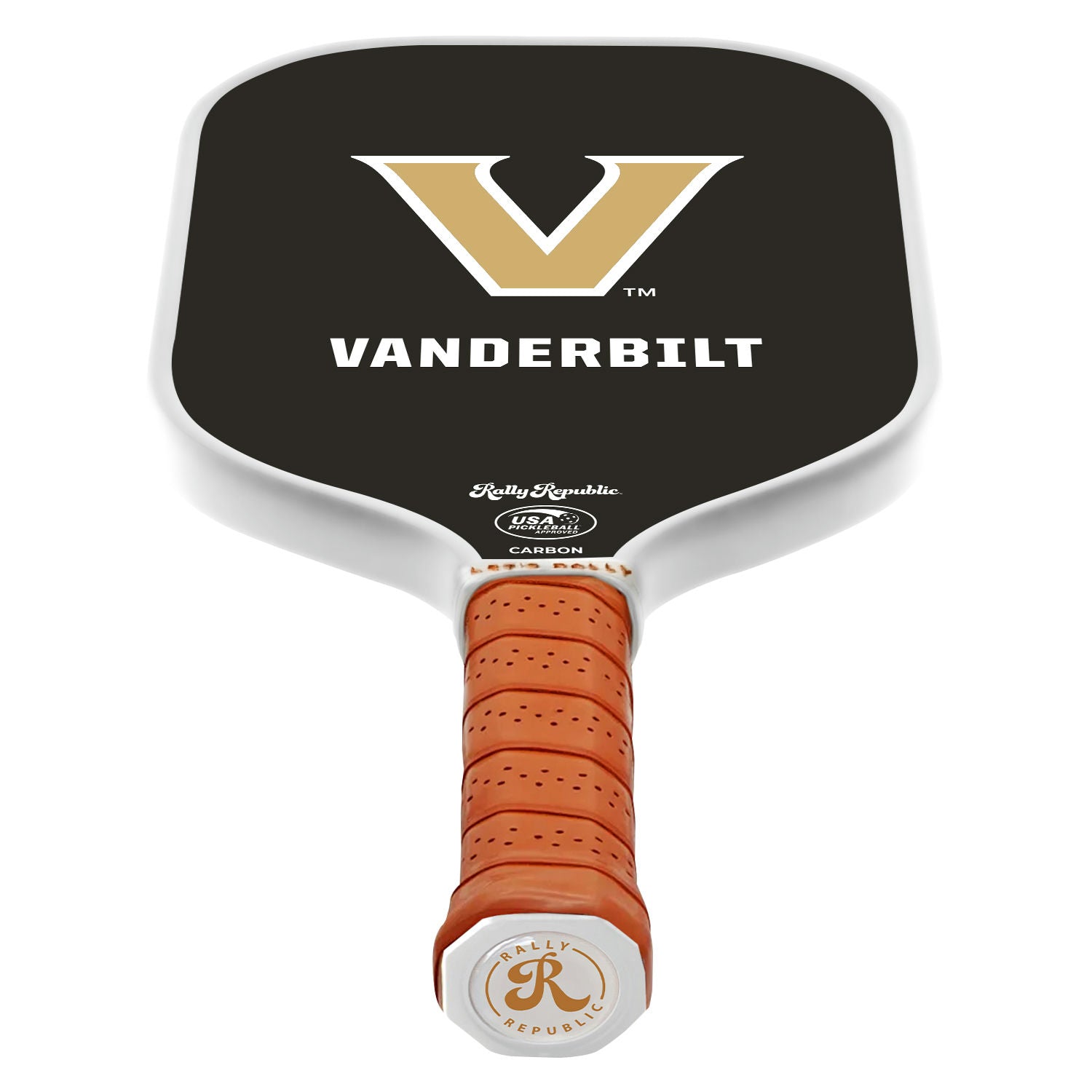 Vanderbilt Commodores Black Lockup Pickleball Paddle - Dink & Volley Pickleball