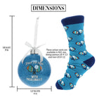 Pickleball Ornament wit Socks