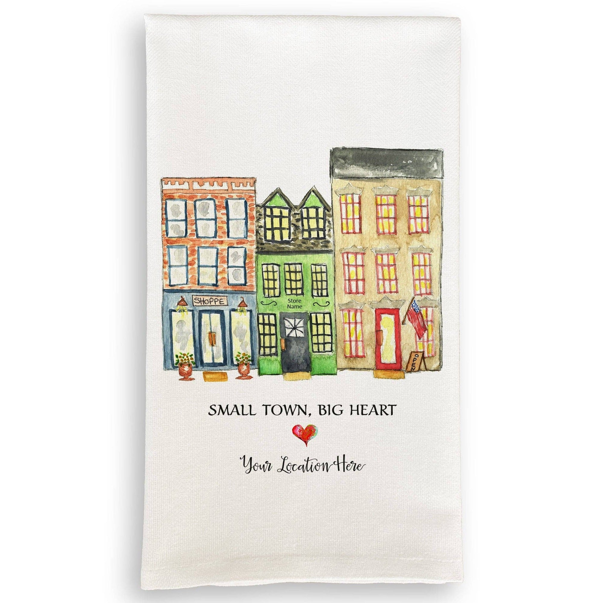 Opelika - Small Town Big Heart Dishtowel - Dink & Volley Pickleball