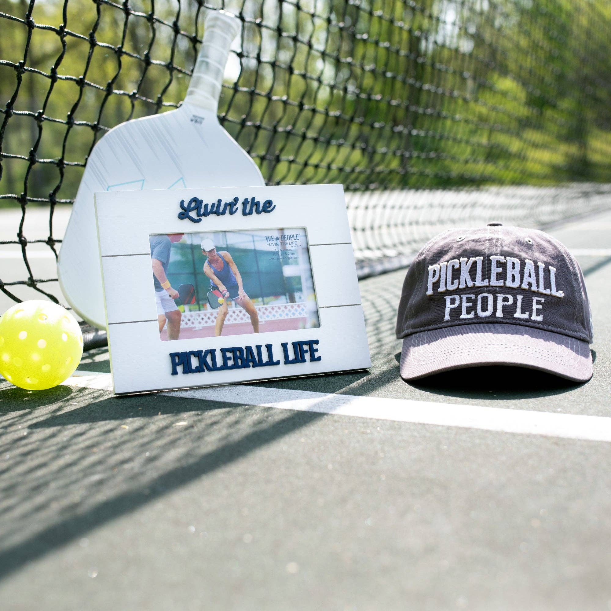 Livin' the Pickleball Life 4x6 White Picture Frame - Dink & Volley Pickleball