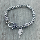 Pickleball Silver Charm Bracelet - Dink & Volley Pickleball