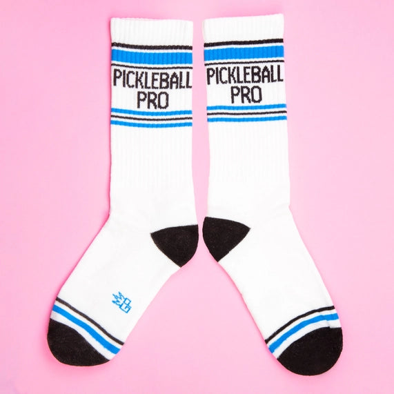 Pickleball Gym Crew Socks - Dink & Volley Pickleball