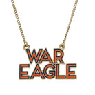 Auburn Tigers "War Eagle" Enamel Necklace