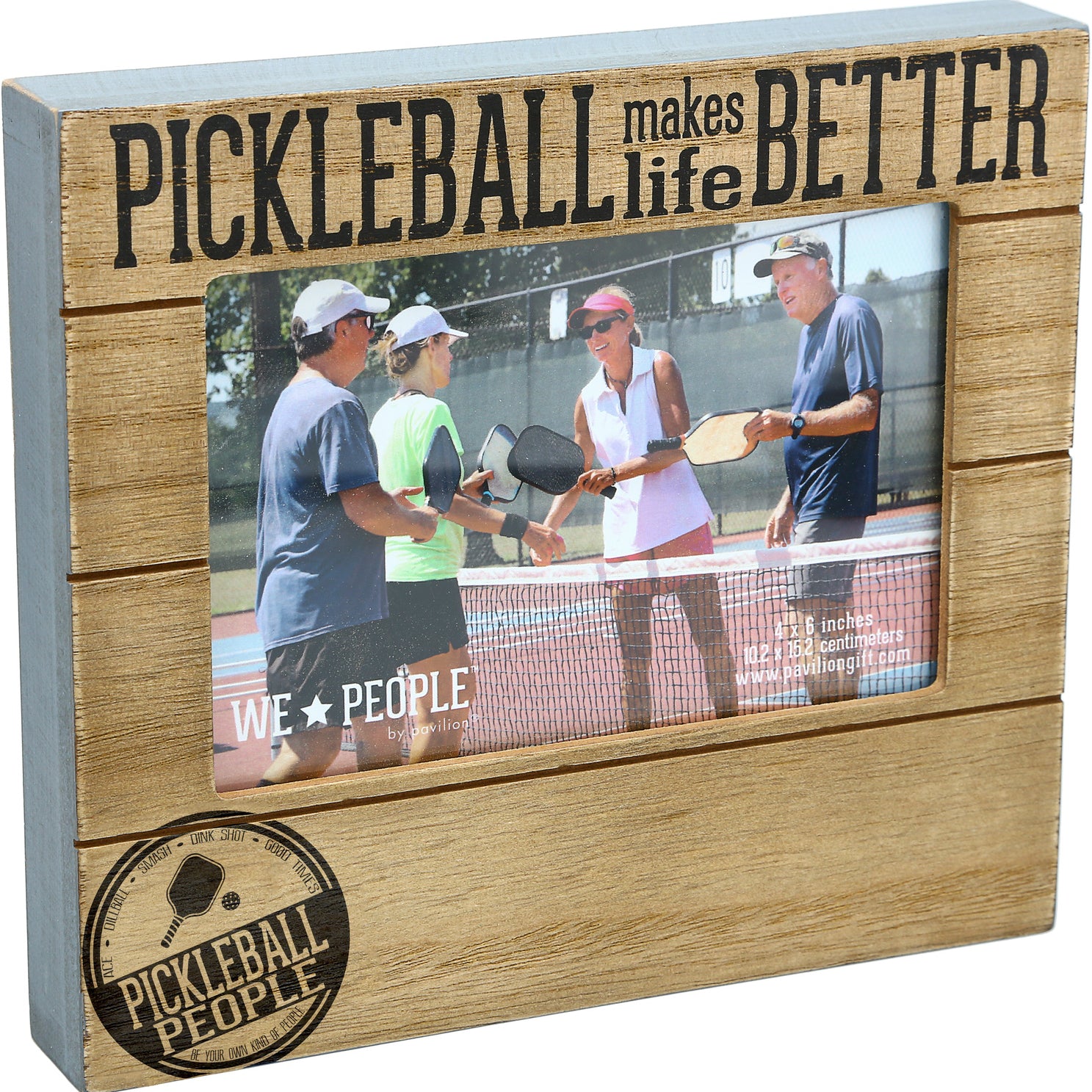 Wooden Pickleball Picture Frame