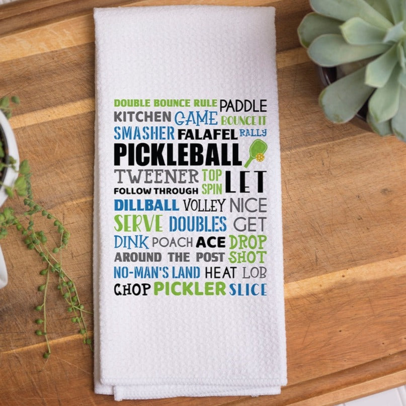 Pickleball Kitchen Tea Towel