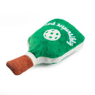 Green Stripe Pickleball Paddle Dog Plush - Dink & Volley Pickleball