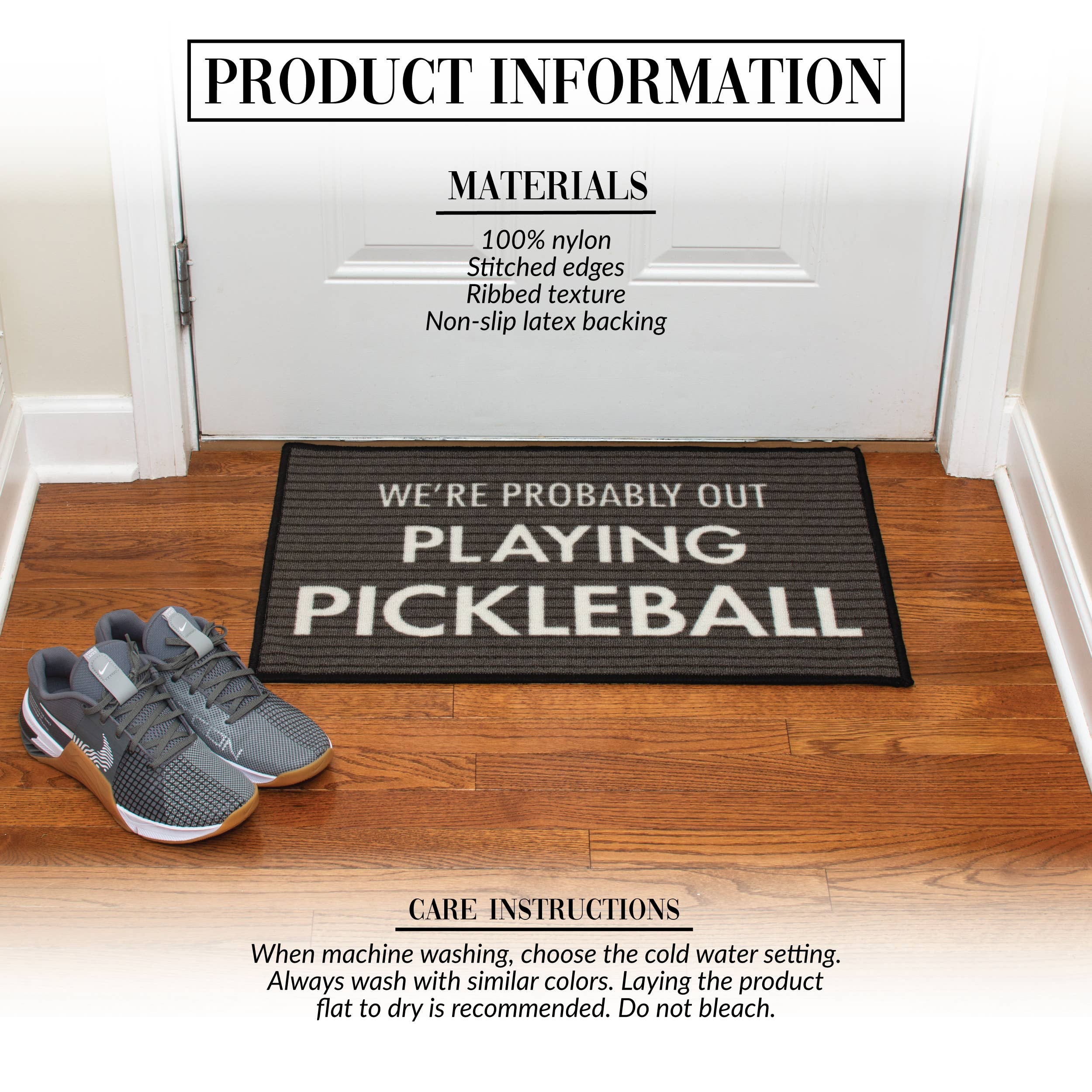 Pickleball Door Mat - Dink & Volley Pickleball