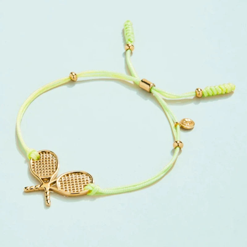 Spartina Tennis Racquet Slide Bracelet - Dink & Volley Pickleball