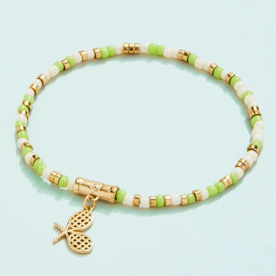 Spartina Tennis Racquet Stretch Bracelet - Dink & Volley Pickleball