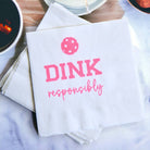 Pickleball Cocktail Napkins: Dinks on Me - Dink & Volley Pickleball