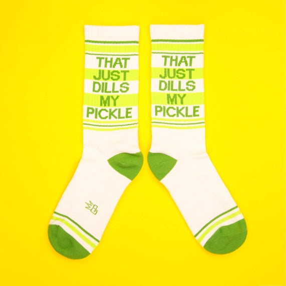 Pickleball Gym Crew Socks - Dink & Volley Pickleball