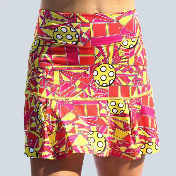 Pickleball Bella  Angle Shot Drop-Pleat Skort