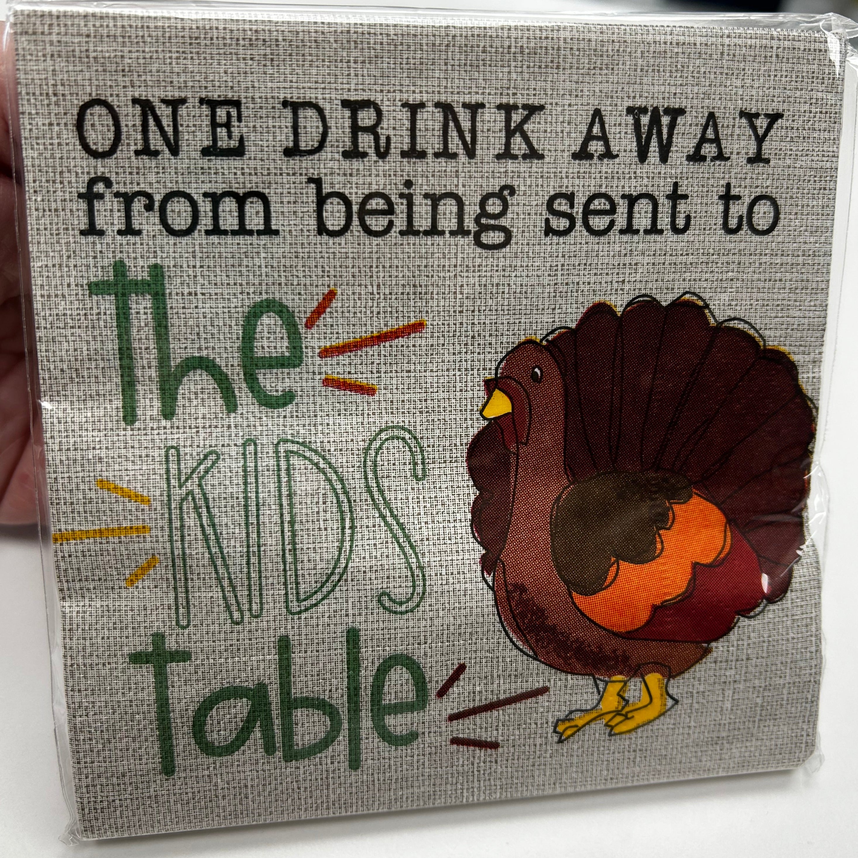 Mud Pie Fall Napkins - 3 Designs - Dink & Volley Pickleball