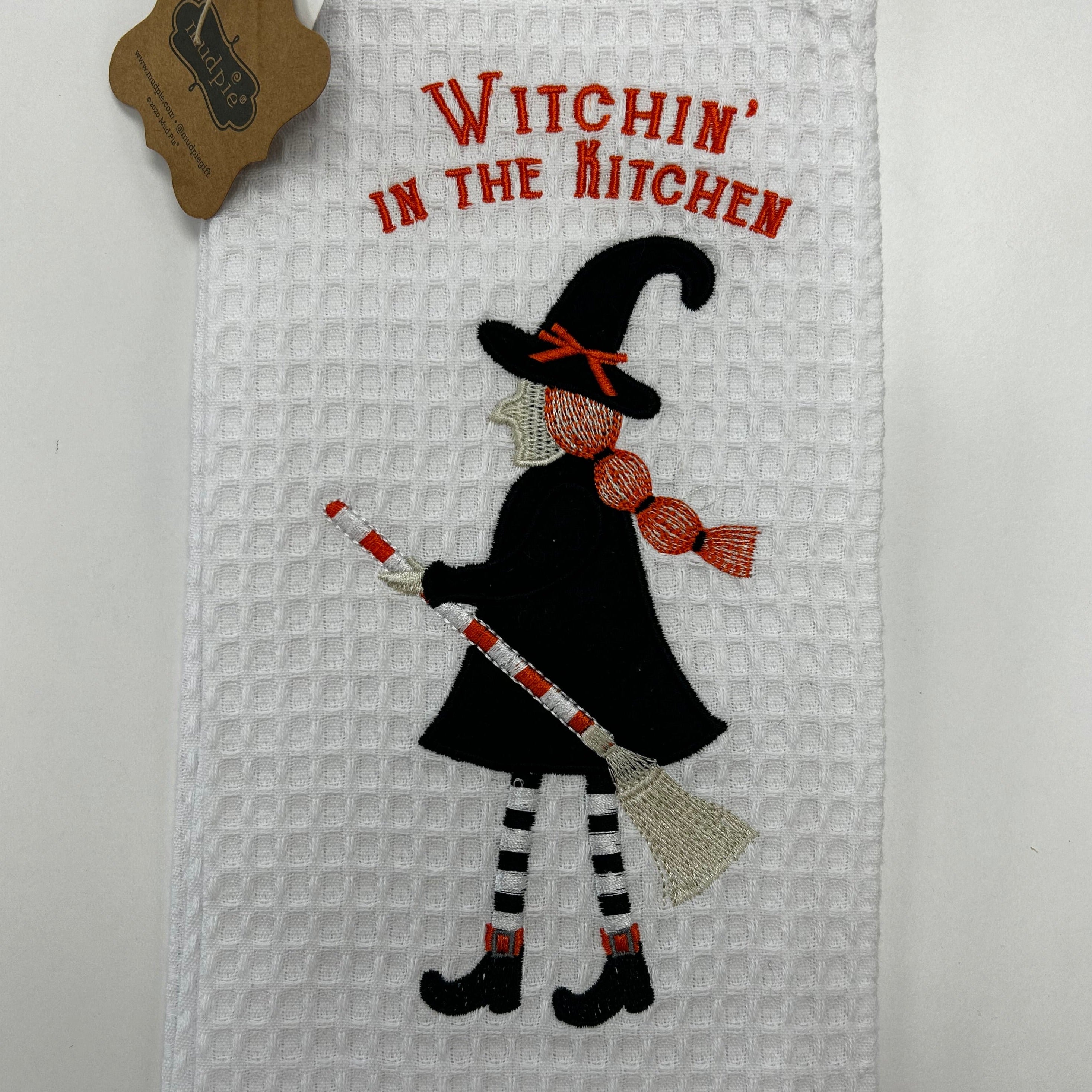 Mud Pie Witchin' in the Kitchen Dish Towel - Dink & Volley Pickleball