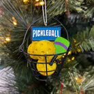 Pickleball Basket Christmas Ornament - Dink & Volley Pickleball