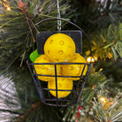 Pickleball Basket Christmas Ornament - Dink & Volley Pickleball