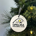 Opelika Pickleball Club Christmas Ornament - Dink & Volley Pickleball